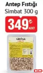 SİMBAT ANTEP FISTIĞI 300 G fiyat ve kampanya bilgisi